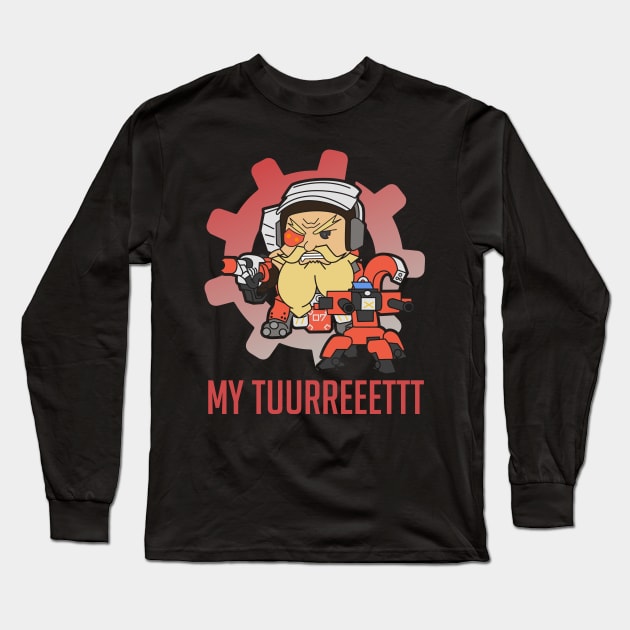 Cute torbjorn chibi design Long Sleeve T-Shirt by Dennaeric